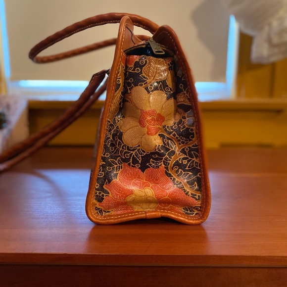 Patricia Nash Multicolor Floral Satchel - Picture 2 of 6